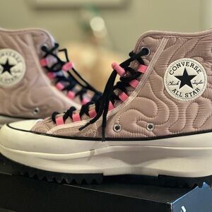 Pink Run Star Hike Converse Shoes